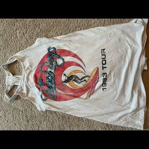 Beach boys tour- open back tank top large